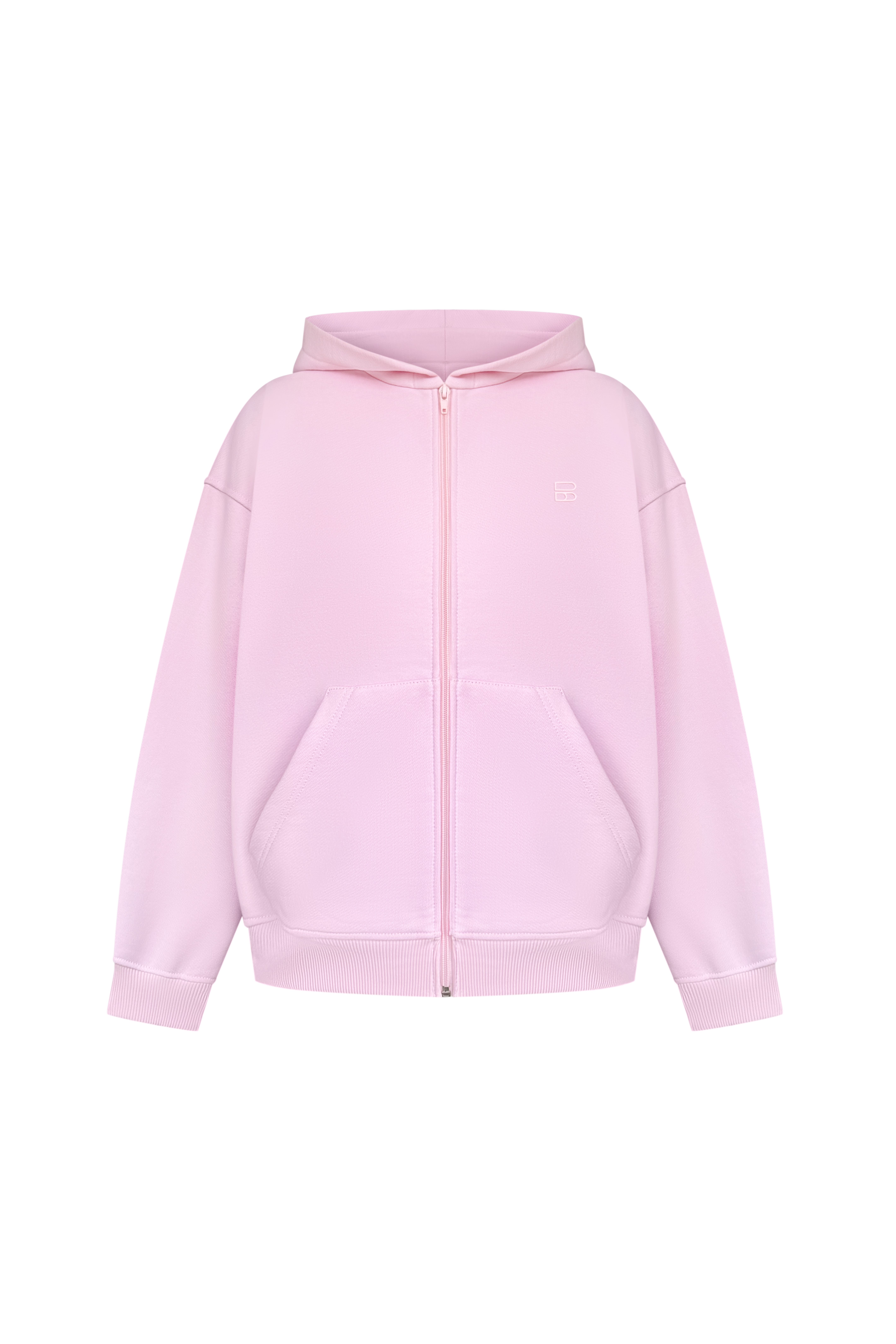 Худі zip тринитка рожевий